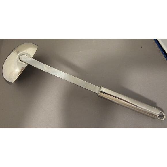 Silver Stainless Steel Soup Ladle - Dishwasher Safe - 12 inches long - Picture 5 of 8